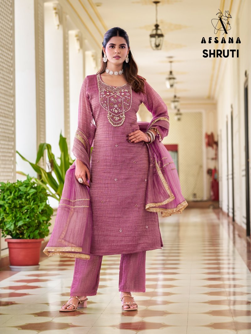 Shruti By Afsana Salsa Crush Readymade Salwar Kameez